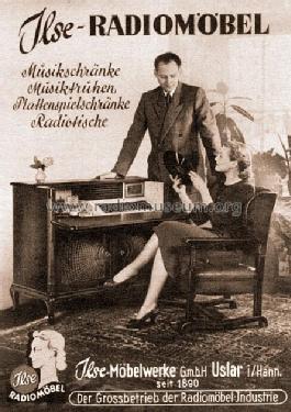 Musiktruhe mit Plattenwechsler Dual 1002 Ch= Graetz 156W; Ilse-Werke, Ilse & (ID = 2439518) Radio