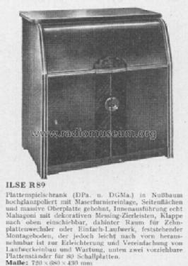 R89; Ilse-Werke, Ilse & (ID = 98436) Diversos