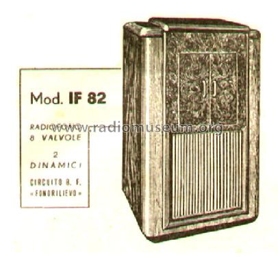 Esagamma Radiogrammofono IF82 Serie II; Imca Radio; (ID = 1396643) Radio