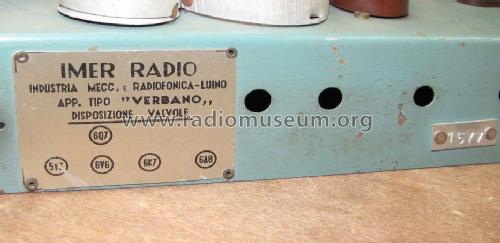 Verbano ; IMER Radio I.M.E.R.; (ID = 1034793) Radio