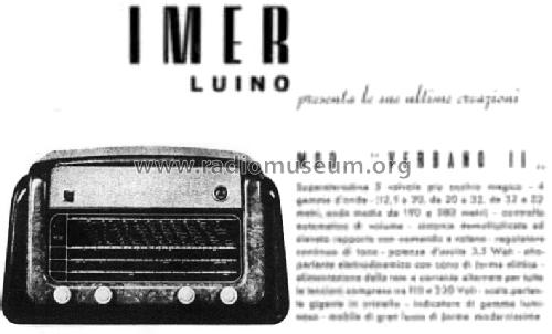 Verbano II ; IMER Radio I.M.E.R.; (ID = 1035551) Radio