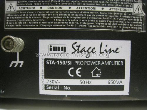 Pro Power Amplifier STA-150/SI; IMG Stage Line Marke (ID = 2062524) Ampl/Mixer