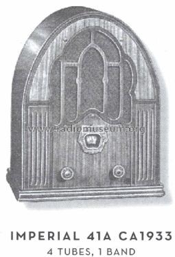 41A ; Imperial Radio (ID = 1586788) Radio