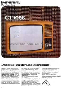 CT1026; Imperial Rundfunk (ID = 1601705) Television