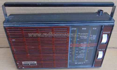 Kofferempfänger RP 225 K, Art.Nr. 54015; Imperial Rundfunk (ID = 2825476) Radio