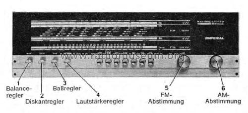 Rundfunk-Chassis J666 FM-Stereo; Imperial Rundfunk (ID = 2678867) Radio