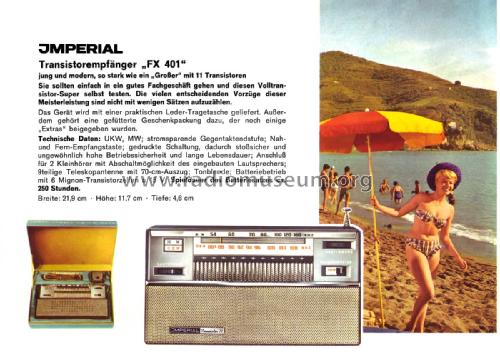 Transistor-11 FX401; Imperial Rundfunk (ID = 2089582) Radio