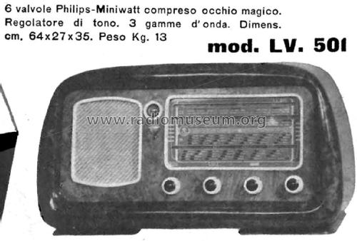 LV501; Incar S.r.l.; (ID = 2819620) Radio