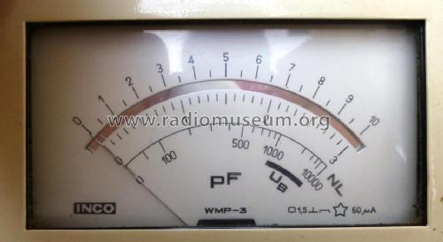 Direct Reading Capacitance Meter WMP-3; INCO Zjednoczone (ID = 1398987) Equipment