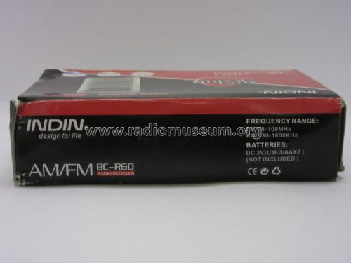 AM-FM-Radio Receiver BC-R60; Indin brand; where? (ID = 2195165) Radio