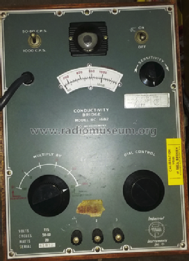 Industrial Instruments Conductivity Bridge RC 16B2; Beckman Instruments, (ID = 2461755) Equipment