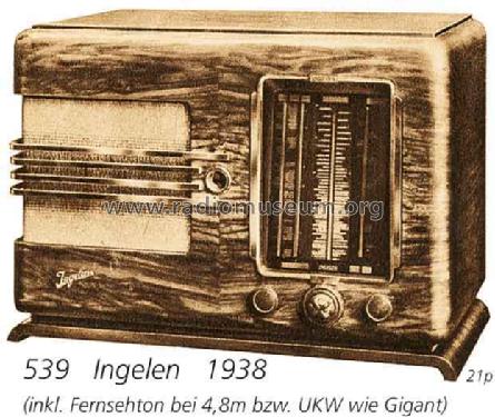 539W; Ingelen, (ID = 1739) Radio