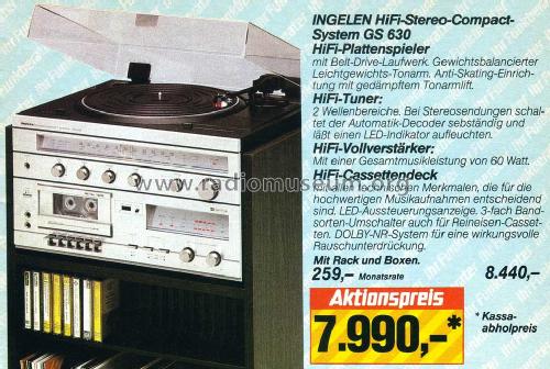 HiFi-Kombination GS630; Ingelen, (ID = 2103430) Radio