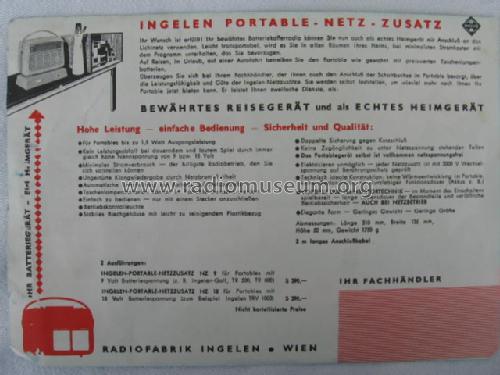 Portable Netzzusatz NZ9; Ingelen, (ID = 353325) A-courant