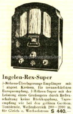 Rex Super ; Ingelen, (ID = 3929) Radio
