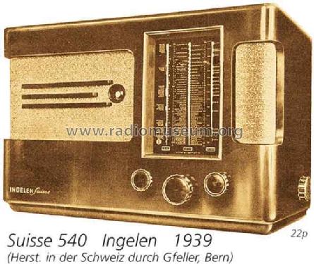 Suisse 540W; Ingelen, (ID = 1740) Radio