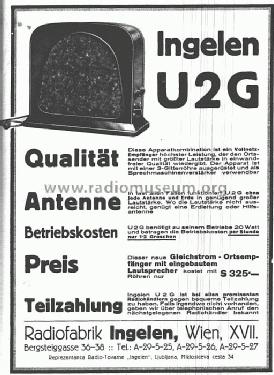 U2G ; Ingelen, (ID = 10294) Radio