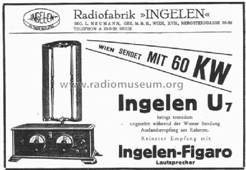 U7 Ultradyne 8097 ; Ingelen, (ID = 3709) Radio