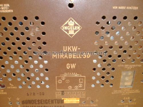 UKW Mirabell-3D GW; Ingelen, (ID = 909961) Radio