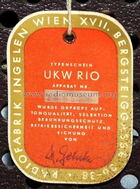 UKW Rio W; Ingelen, (ID = 1279985) Radio