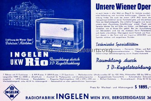 UKW Rio W; Ingelen, (ID = 1681162) Radio