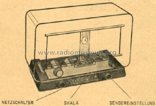 UKW-Untersatzsuper 554W; Ingelen, (ID = 3529) Radio