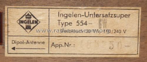 UKW-Untersatzsuper 554GW; Ingelen, (ID = 759913) Converter