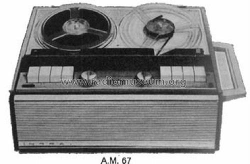 Magnetófono AM-67; Ingra; Barcelona (ID = 1385902) R-Player
