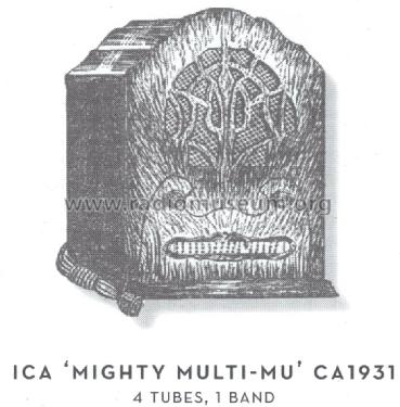 ICA Mighty Multi-Mu ; Insuline Corp. Of (ID = 1586799) Radio