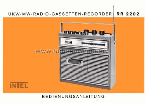Radio Recorder de Luxe RR 2202; Intel, Interelectric (ID = 2229524) Radio