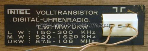 Digital-Radio-Uhr DRU-143 Art.Nr. 4D-133/17; Intel, Interelectric (ID = 1437925) Radio