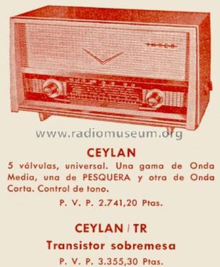 Ceylan TR M-235-1; Inter Electrónica, S (ID = 1360517) Radio