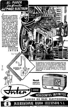 Horizonte Grana 554-B; Inter Electrónica, S (ID = 1361549) Radio