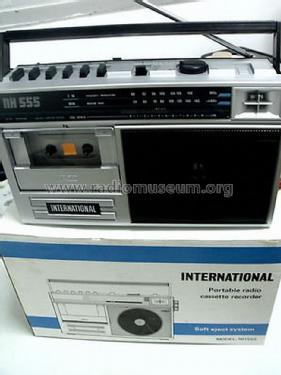 Portable Radio Cassette Recorder NH555; International (ID = 1392308) Radio