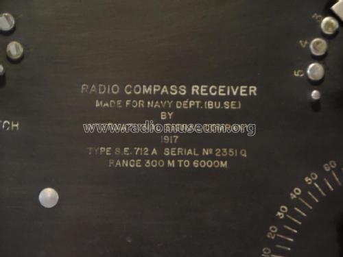 Radio Compass Receiver Type S.E. 712A; International Signal (ID = 2747675) mod-pre26