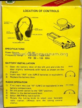 International Headphone Radio 84101; International (ID = 685128) Radio