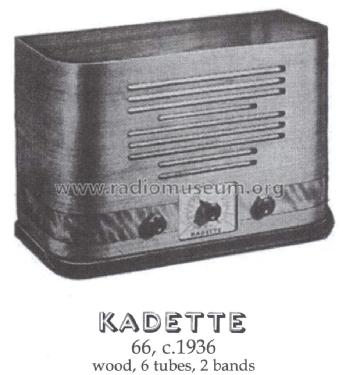 Kadette 66 ; International Radio (ID = 1420280) Radio