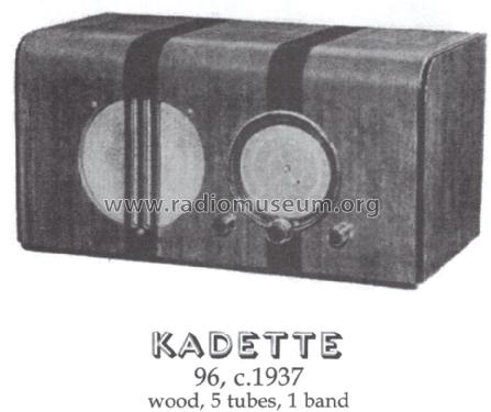 Kadette 96 ; International Radio (ID = 1420291) Radio