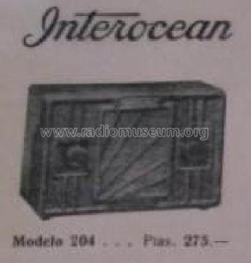 204 ; Interocean Radio (ID = 3017854) Radio