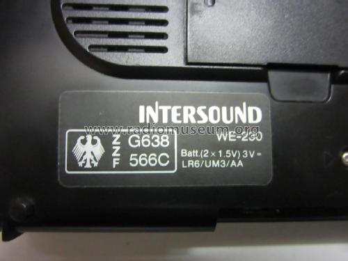 15 Band Radio With World Time WE-230; Intersound brand (ID = 2423056) Radio