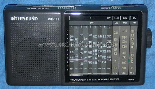 WE-112; Intersound brand (ID = 1021100) Radio