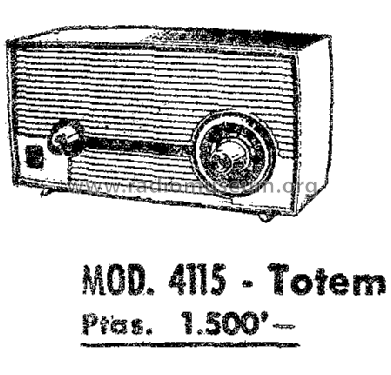 Totem 4115; Invicta Radio, (ID = 1961197) Radio