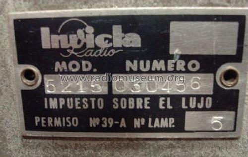 Escudo 5215; Invicta Radio, (ID = 1962209) Radio