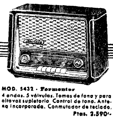 Formentor 5432; Invicta Radio, (ID = 1965701) Radio