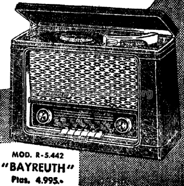 Bayreuth 5442-R; Invicta Radio, (ID = 1974914) Radio
