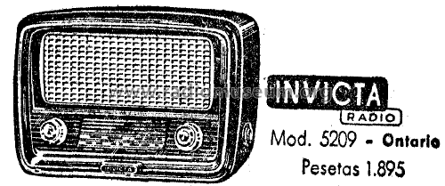 Ontario 5209; Invicta Radio, (ID = 1962208) Radio