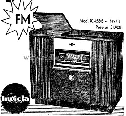 Sevilla 1958-FM 10458/6 FM; Invicta Radio, (ID = 1961149) Radio