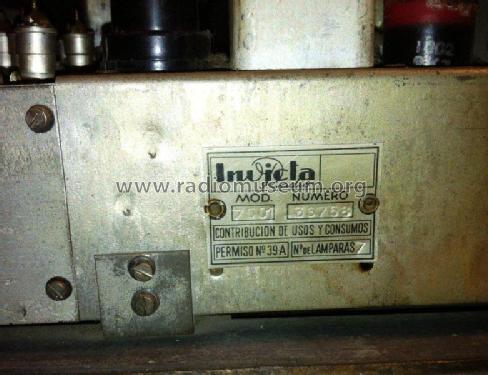 Sidney 7501; Invicta Radio, (ID = 962480) Radio