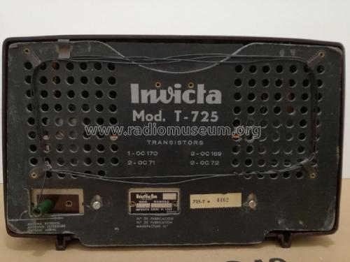 T-725; Invicta Radio, (ID = 2644197) Radio