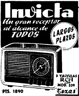 Texas 339; Invicta Radio, (ID = 1961857) Radio